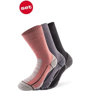 Lenz - Performance - Sportsokken - Zwart/Antraciet - 3 Paar