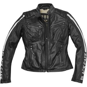 Black-Cafe London Toronto Dames motorfiets lederen jas