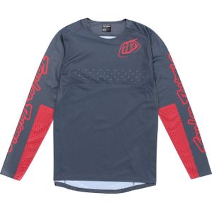 troy lee designs sprint trui met lange mouwen blauw rood