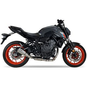 IXIL - RB - Compleet Systeem - Roestvrij Staal - Zwart - Yamaha Tracer 700 - 17-19