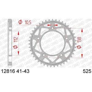AFAM Standaard stalen kroon 12816 - 525