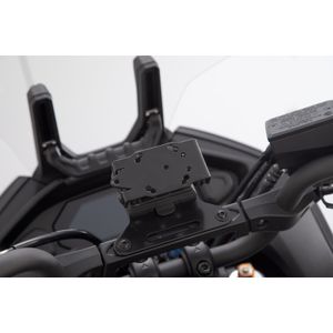 SW-Motech GPS mount voor dwarsbalk - Zwart. Yamaha MT-07 Tracer (16-).