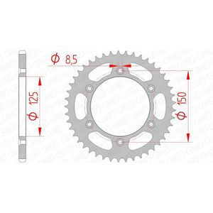 AFAM Standaard stalen kroon 71304 - 520