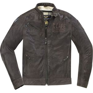 Black-Cafe London Sydney Motorfiets lederen jas