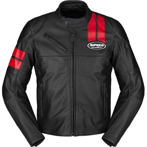 Spidi - Roar - Motorjas - Zwart - Italiaans Rundleer - Klasse AA