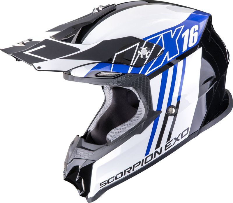 Scorpion VX-16 Evo Air Lignes Motorcross helm