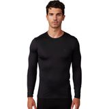Tecbaselayer - Lange Mouwen - Herenondergoed - Zwart - Gerecycled Polyester