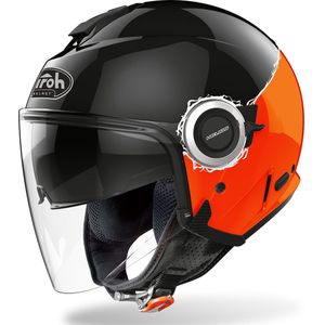 Airoh Helios Fluo Jet Helm