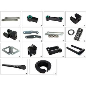 TECNIUM Stoelverlaging Kit Constructie 1 - Suzuki GSF400 Bandit