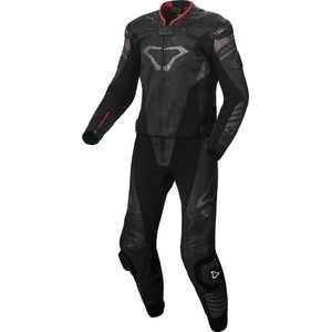 Macna Tracktix Tweedelig geperforeerd motorlederen pak