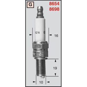 KAMPIOEN Bougie RG4PHP OE122