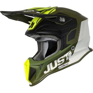 Just1 - J18 Pulsar - Motorcross Helm - Army - MIPS