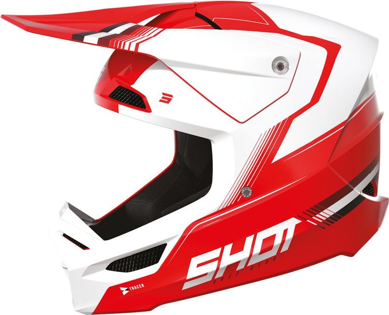 Shot - Race Offroadhelm - Synthetisch - Zwart - Geventileerd