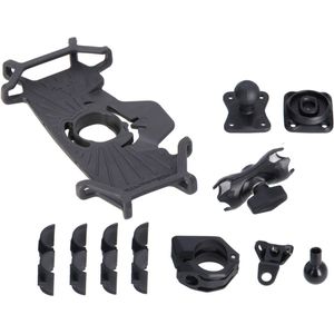 SW-Motech Universele GPS mount kit met T-Lock Smartphone groot - Incl. 2" socket arm, voor stuur/spiegel draad