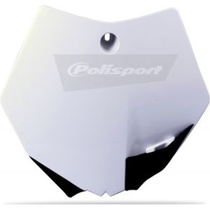 POLISPORT Witte voorste nummerplaat KTM SX65