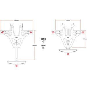 HIGHSIDER AKRON-RS voor KTM 690 SMC / Enduro / R, zonder kentekenlicht