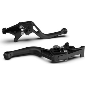 LSL Brake hendel BOW R20, korte, zwarte parel gestraald/zwart