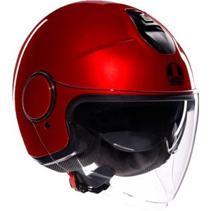 AGV - Eteres - Open Helm - Zwart - Thermoplastisch Materiaal