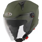 KYT - D-City - Jethelm - Plain - Zwart - Kunststof