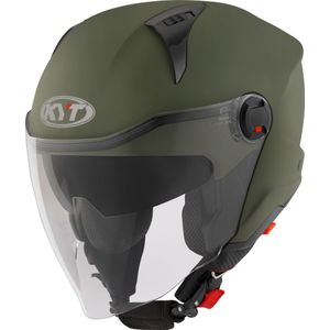 KYT - D-City - Jethelm - Plain - Zwart - Kunststof