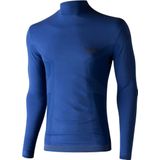 Lenz - Merino 6.0 Turtle Neck - Lange Mouwen Basislaag - Zwart - Synthetisch