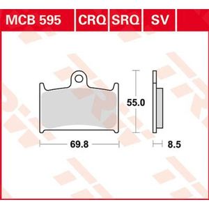 TRW Lucas Racing rubber MCB595SRQ
