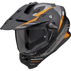 SCORPION - ADF-9000 Air Feat - Integraalhelm - Matt Black / Silver / Orange
