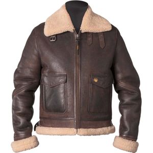 Helstons - Bombardier Thunder - Leren Jas - Zwart - Echt Leer