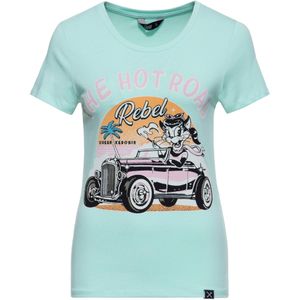 Queen Kerosin The Hot Road Rebel Dames T-Shirt