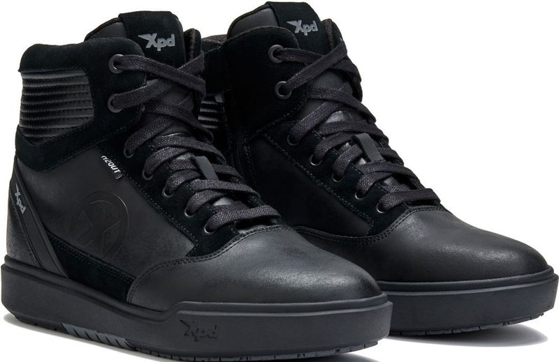 Xpd - Way H2Out® - Motorschoenen - Zwart - Leer