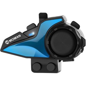 Moman - H2E - Motorfiets Intercom - Helm Headset - Dual Chip - Audio Multitasking