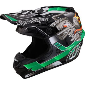 Troy Lee Designs SE4 Polyacrylite Carb MIPS - Motorcross Helm
