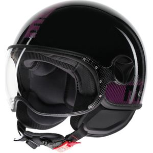 FGTR - Classic - Helm - Zwart - ABS - Anti-kras Visor UV400