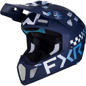FXR - Clutch Gladiator - Crosshelm - Zwart - Polymeerlegering