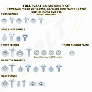 Bolt Complete kunststof schroefset Kawasaki KX-F250/450
