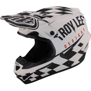 Troy Lee Designs SE4 Polyacrylite Race Shop MIPS Motorcross Helm