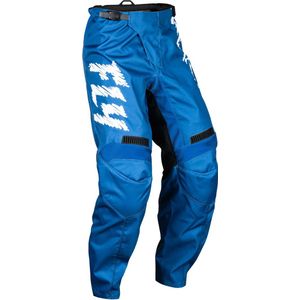 fly racing fly f 16 true blue  white kinderbroek