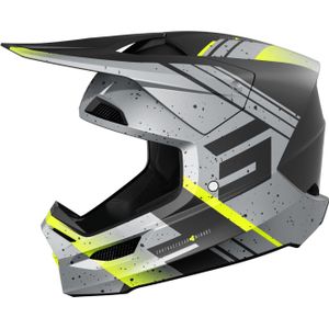 Shot - Furious - Offroadhelm - Zwart - SRS Synthetische Versterkte Schaal