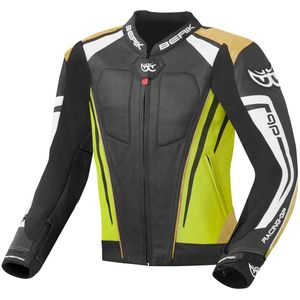 Berik Striper Evo Motorfiets lederen jas