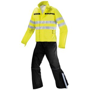 Spidi - H2 Life Wp - Regenpak - Zwart - Waterdicht - Opbergbaar