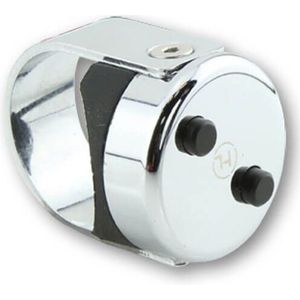 HIGHSIDER CNC knop CLASSIC, chroom, 7/8 en 1 inch stuur