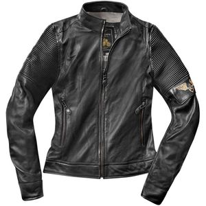 Black-Cafe London Amol Dames motorfiets lederen jas