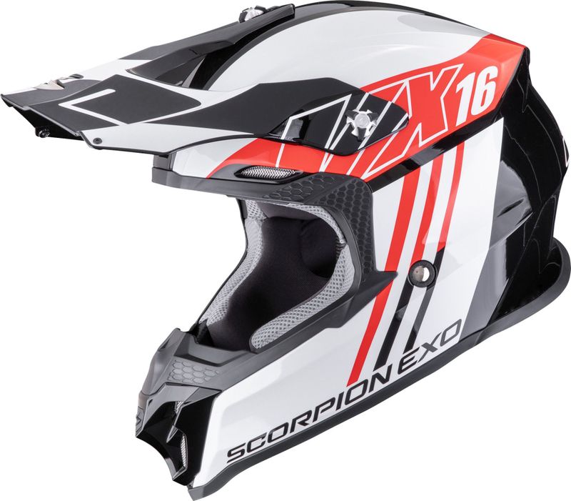 Scorpion VX-16 Evo Air Lignes Motorcross helm
