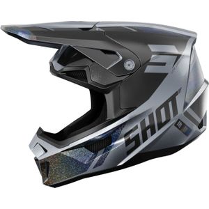Shot Lite Ultra Offroadhelm - Zwart - Glasvezel - D3O® Impactbescherming