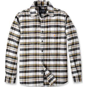 Carhartt Rugged Flex Relaxed Fit Midweight Flannel Long-Sleeve Plaid Overhemd