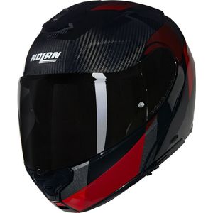 Nolan - X-1005 Ultra Carbon - Systeemhelm - Rood - Glossy