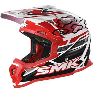 SMK - Allterra Tribou - Crosshelm - Rood Wit
