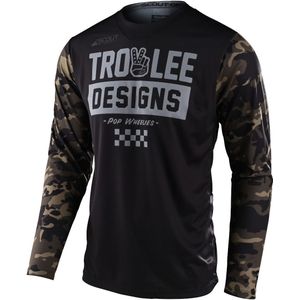 Troy Lee Designs Scout GP Peace & Wheelies Camo Motorcross Jersey