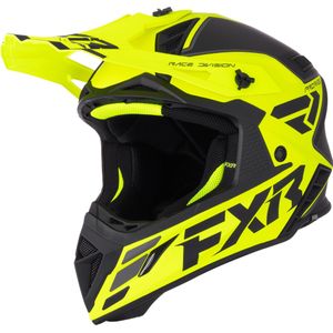 FXR Helium Logo Carbon Motorcross helm