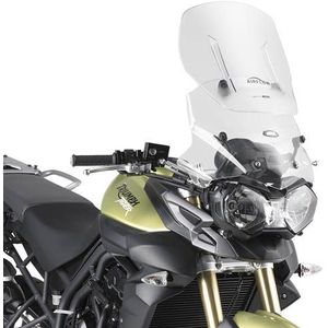 GIVI Airflow voorruit transparant, 485-605 mm hoog 455 mm breed voor Triumph Tiger 800/XC/XR (11-17) Voorruit